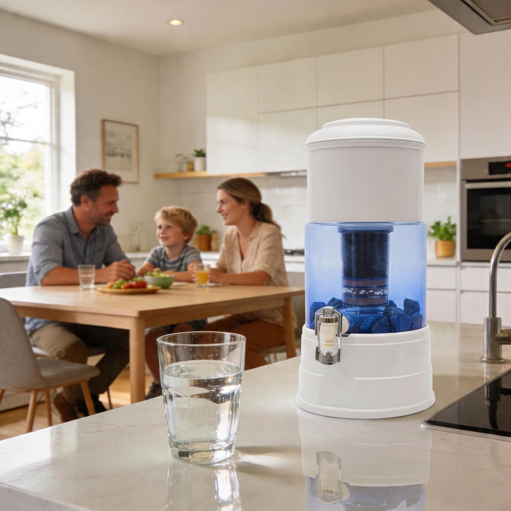 Waterfilter thuis voor schoner drinkwater vrij van medicijnresten