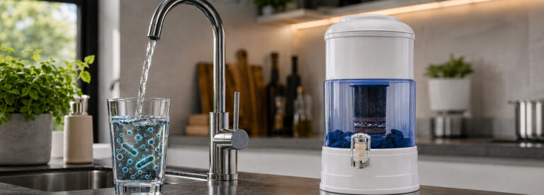 Waterfilter bij E. coli bacterie voor veilig drinkwater