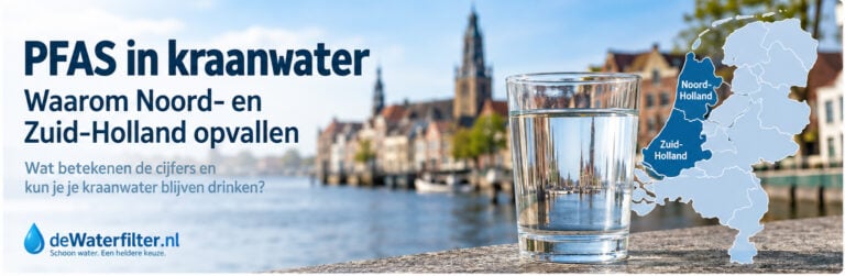 PFAS in kraanwater met Noord- en Zuid-Holland uitgelicht